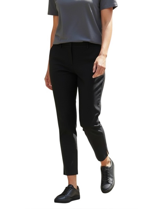 Lafayette 148 New York Pants - Lafayette 148 Black High Waist Cropped Ponte Dress Pants Women Size 18W Stretch